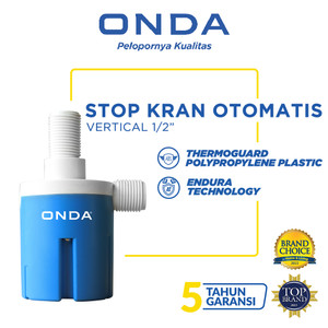 ONDA Stop Kran Vertikal 1/2" + Seal Tape ST 01