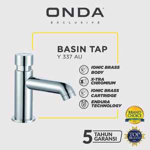 ONDA EXCLUSIVE Kran Wastafel Cuci Tangan Kuningan Y 337 AU