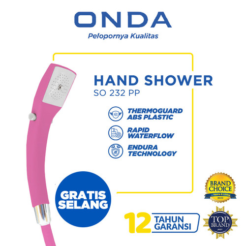 ONDA Hand Shower / Shower Mandi SO 232 PP