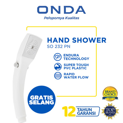 ONDA Hand Shower / Shower Mandi SO 232 PN