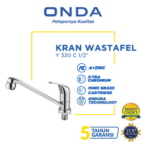 ONDA Kran Wastafel Cuci Tangan ONDA Y 320 C 1/2"