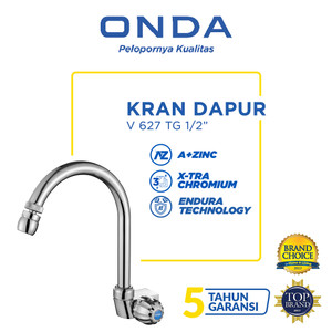 ONDA Kran Dapur Cuci Piring Angsa Tembok Kaku V 627 TG