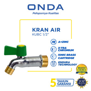 ONDA Kran Air Tembok / Taman KUBC 1/2”