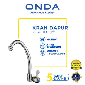 ONDA Kran Dapur Cuci Piring Angsa Tembok Kaku V 628 TLG 1/2”