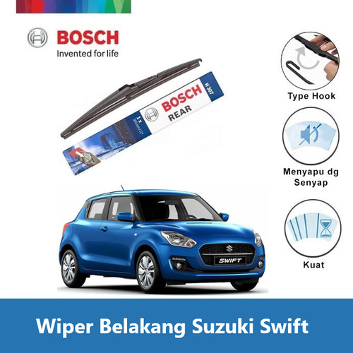 Bosch H250 Wiper Belakang Mobil Suzuki Swift - 1 Pcs