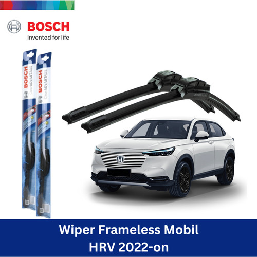 Bosch Sepasang Wiper Frameless New Clear Honda HRV 2022-On  21 & 19