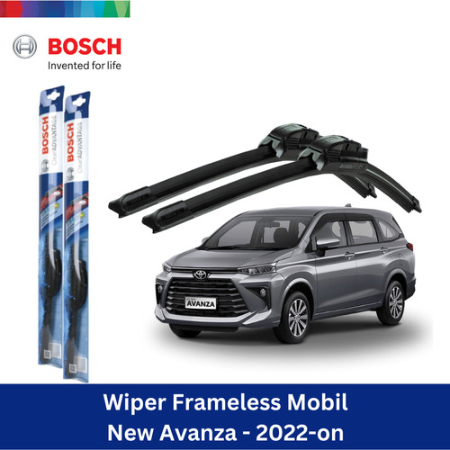 Bosch Sepasang Wiper Frameless New Clear New Avanza 2022-On 24 & 16