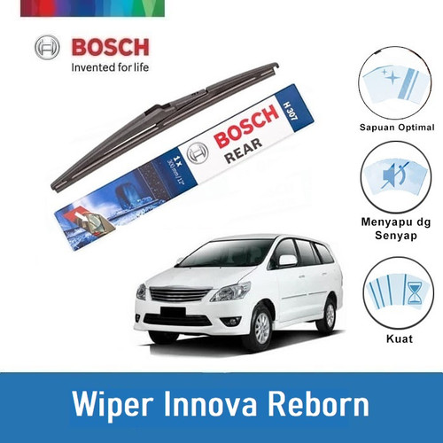 Bosch Rear Wiper Kaca Belakang Mobil Innova Reborn 12" H306 - 1 Buah