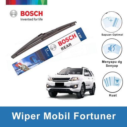 Bosch Rear Wiper Belakang Mobil Toyota Fortuner Rock Lock 12" H307