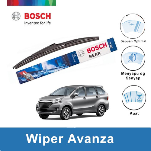 Bosch Rear Wiper Kaca Belakang Mobil Avanza Rock Lock 2 14" H352 -1Pcs