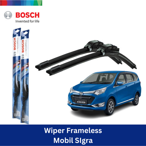 Bosch Wiper Mobil Daihatsu Sigra Frameless Clear 22" dan 17"