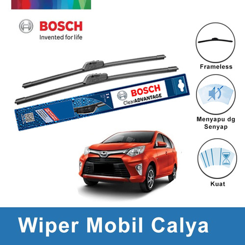 Bosch Sepasang Wiper Mobil Toyota Calya Frameless Clear 22" & 17"