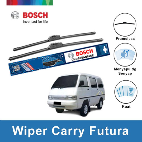 Bosch Sepasang Wiper Mobil Suzuki Carry Futura Frameless New 16 & 16