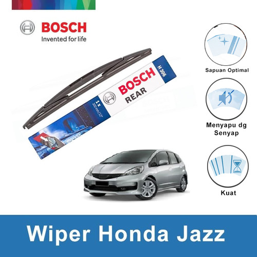 Bosch Rear Wiper Kaca Belakang Mobil Honda Jazz Rock Lock 3 12" H306