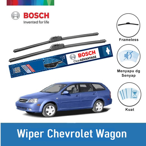 Bosch Sepasang Wiper Chevrolet Optra Station Wagon Frameless 21 & 19