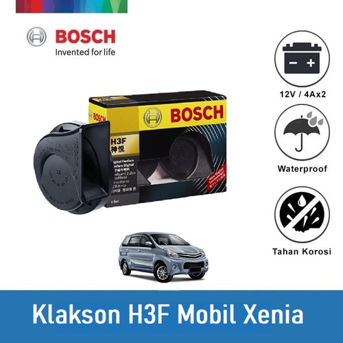 Bosch Klakson Mobil Daihatsu Xenia H3F Digital Fanfare (Keong) Black