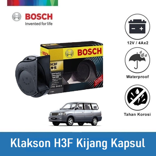 Bosch Klakson Mobil Toyota Kijang Kapsul H3F Digital Fanfare (Keong)