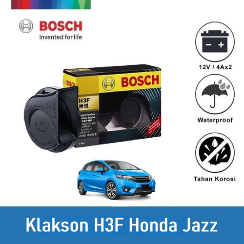 Bosch Klakson Mobil Honda Jazz H3F Digital Fanfare (Keong) Black 12V