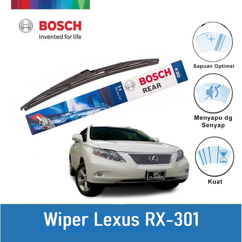 Bosch Rear Wiper Kaca Belakang Mobil Lexus RX-301 Rock Lock 2 14" H352