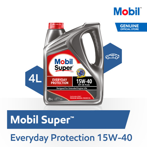 Oli Mesin - Mobil Super™ Everyday Protection 15W-40 (4L)