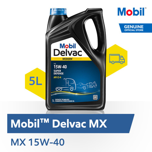 Oli Mesin - Mobil Delvac MX 15W-40 (5 liter)