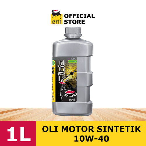 Oli Motor ENI i-Ride Moto 4T Matic ID 10W-40 - 1 Liter 1 Dus isi 12pcs