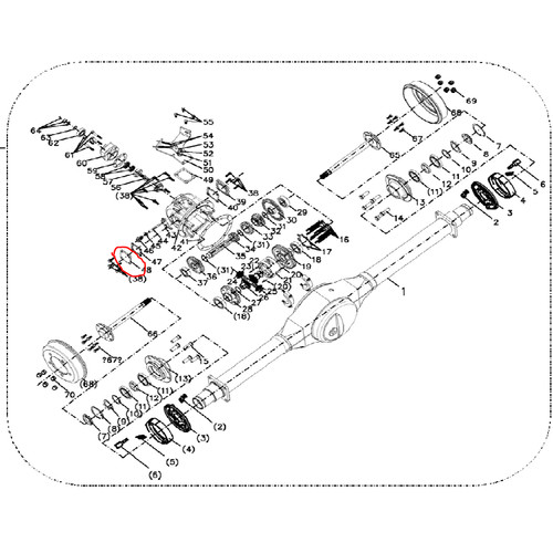 Cover Gardan Samping Kiri Viar Karya 300 cc Side Cover L Differential