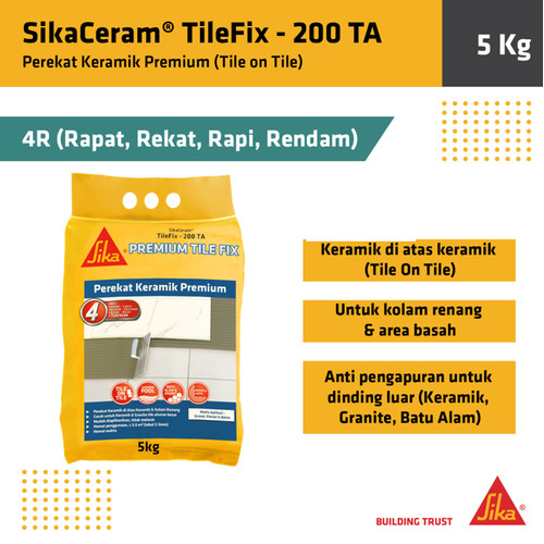 SikaCeram 200 TA Mortar Lem Perekat Keramik Tile On Tile 5kg