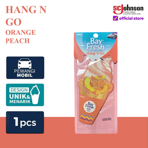 Bayfresh Hang N Go orange peach