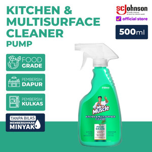 Mr Muscle Kitchen & Multi-Surface Cleaner Pump 500ml- pembersih kulkas