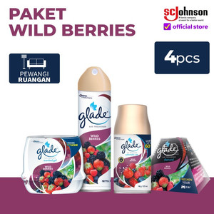 Paket Glade Wild Berries Pengharum Ruangan