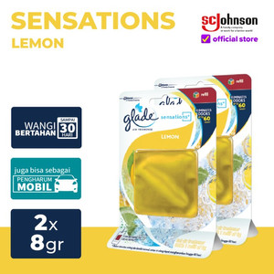 (Twin Pack) Glade Sensation Refill Lemon 8gr x 2pcs