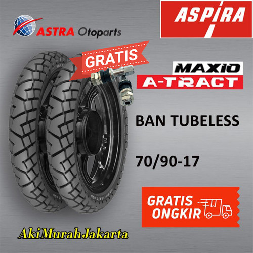 Ban Tubeless MAXIO A-TRACT 70/90-17 ASPIRA ORIGINAL ASTRA