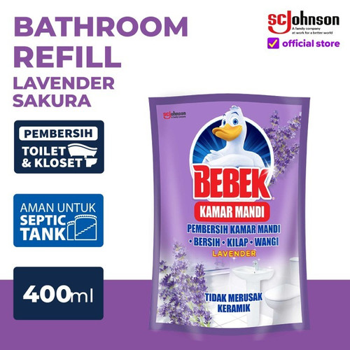 Bebek Bathroom Lavender Sakura Pembersih Kamar Mandi Refill 400mL