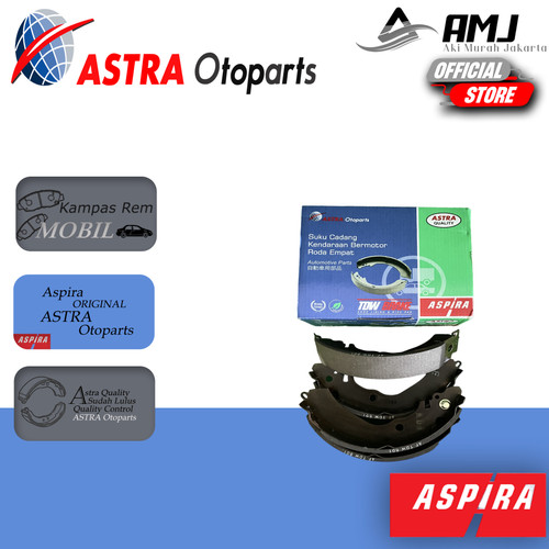 Kampas Rem Belakang / Brake Shoe AVANZA / XENIA 2003-ON TDW ASTRA