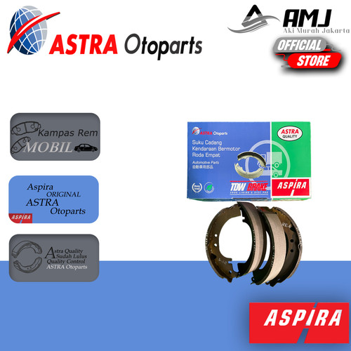 Kampas Rem Belakang / Brake Shoe KIJANG SUPER DX / STANDAR TDW ASTRA