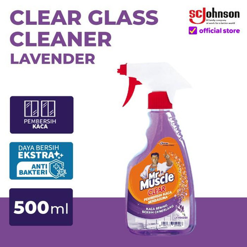 Mr Muscle Glass Liquid Lavender Pump 500mL