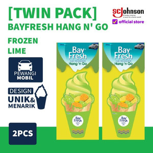 (Twin Pack) Bayfresh Hang N Go Frozen Lime x 2pcs