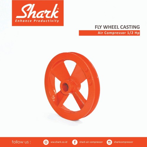 Play Wheel Casting Bare kompresor Shark 1/2Hp