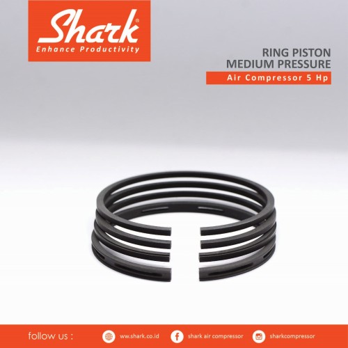 Ring piston tengah kompresor Shark Medium pressure 5Hp