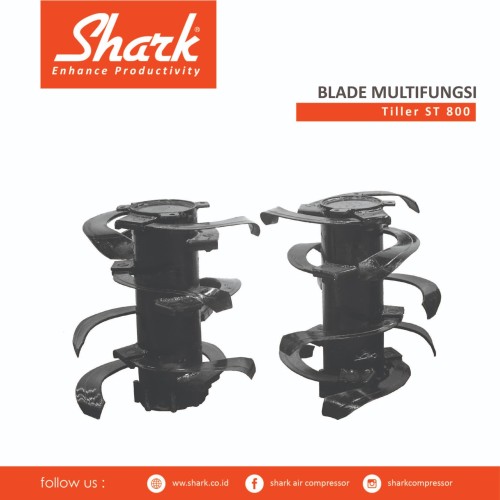 Blade Multifungsi Shark ST 800, cultivator/Tiller