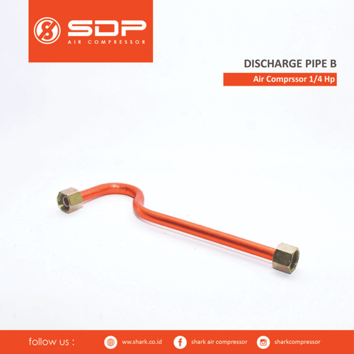 Discharge Pipe B kompresor SDP 1/4Hp