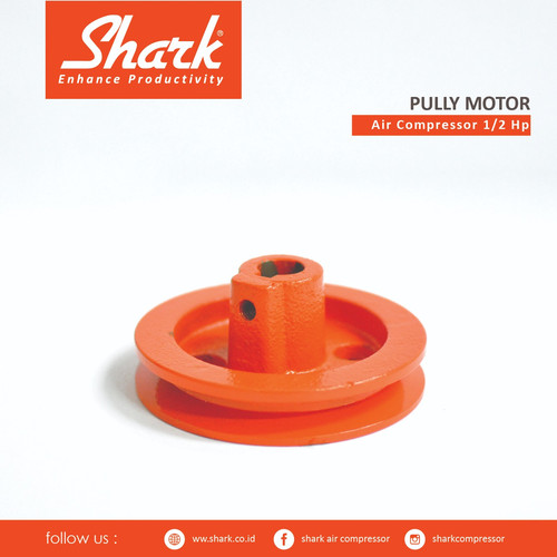 Pully Motor kompressor 1/2Hp Shark