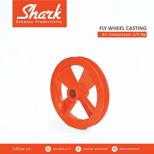 Fly Wheel Casting Kompressor 1/4Hp Shark