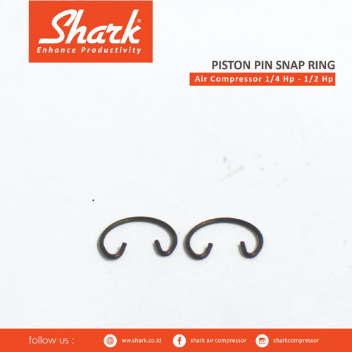 Pin Piston snapring Kompresor 1/4 - 1/2Hp Shark