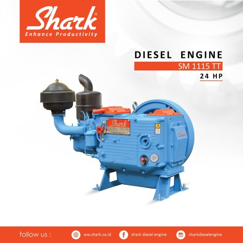 Shark Diesel Engine SM 1115 TT (Tanpa Tangki)