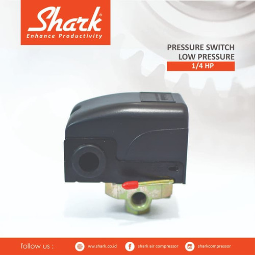 Pressure Switch kompressor 1/4 Hp Shark