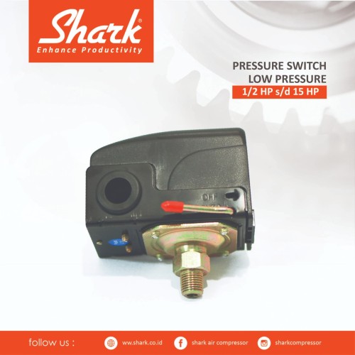 Pressure Switch kompressor 1/2 - 15Hp Shark