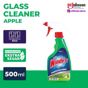 Windex Liquid Apple Pump 500mL Pembersih Kaca Serbaguna