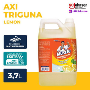 Mr Muscle Axi Triguna Pembersih Lantai Lemon 3.7 Liter Galon